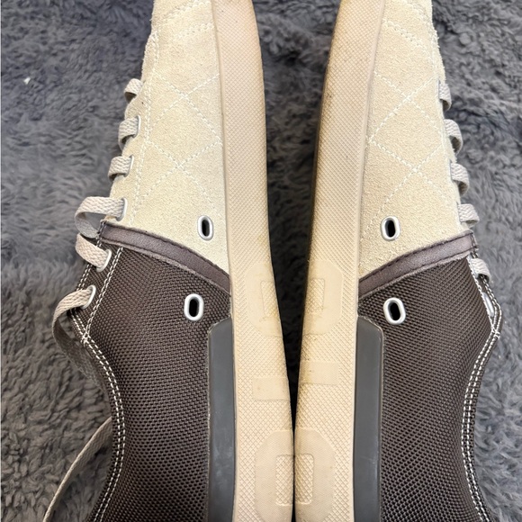 Men’s preowned Reebok Crossfit trainer/casual sneaker. Beige and grey. Size 11 - Picture 3 of 6